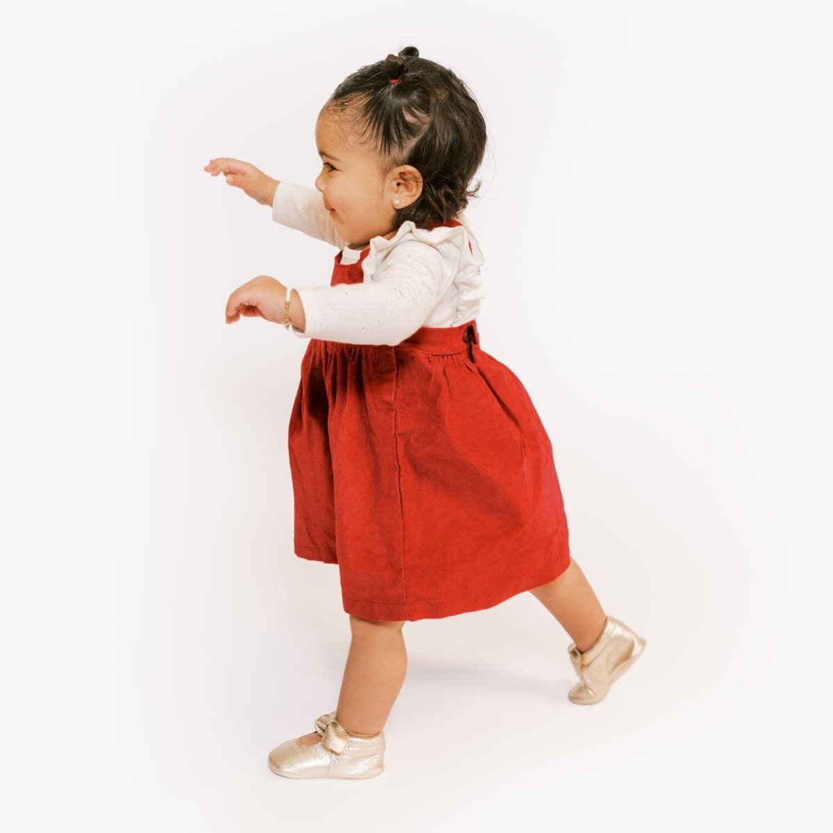 Newborn Platinum Knotted Bow Baby Shoe Knotted Bow Mocc by Freshly Picked – Don't Panic Shoes