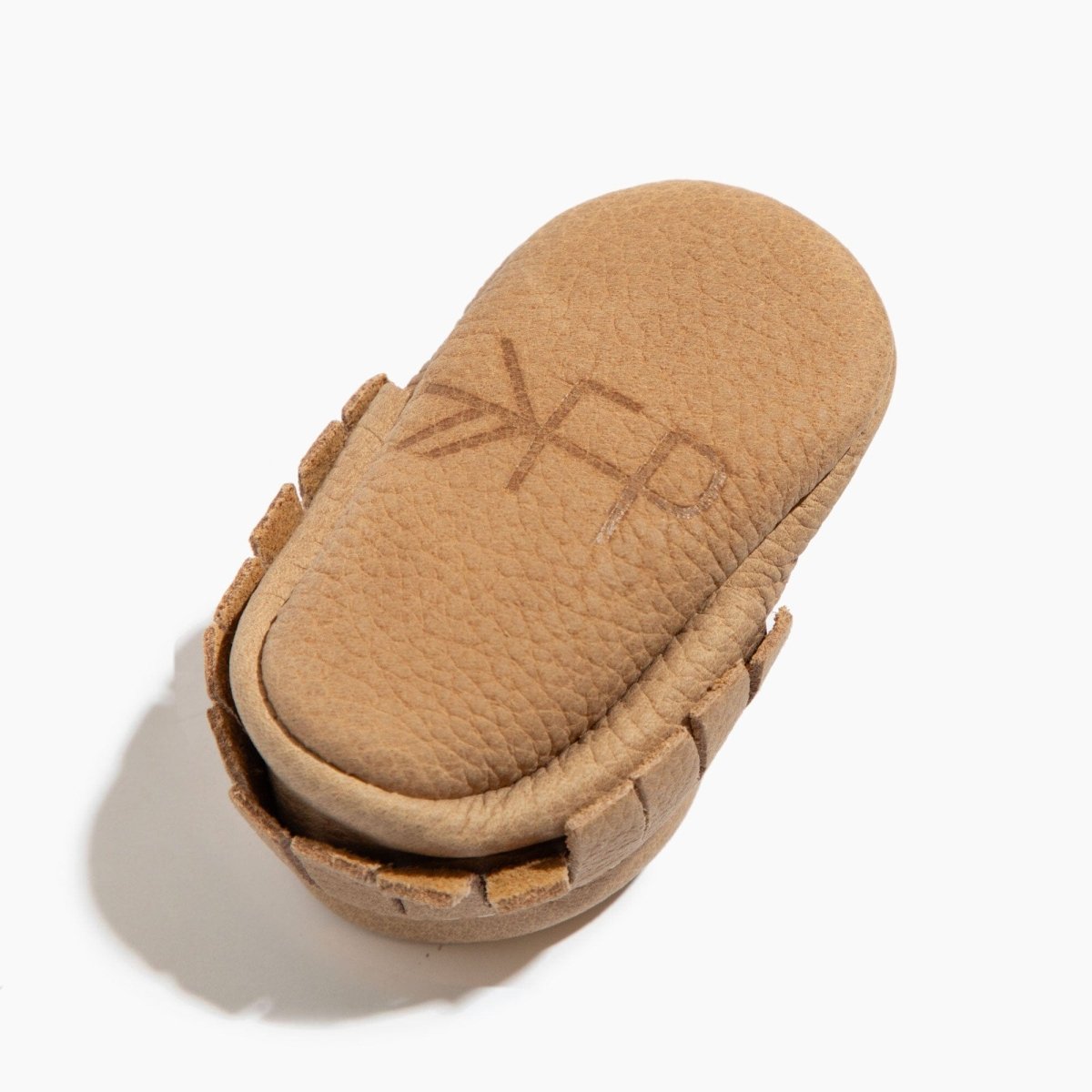Newborn Weathered Brown Moccasin Baby Shoe Moccasin by Freshly Picked – Don't Panic Shoes