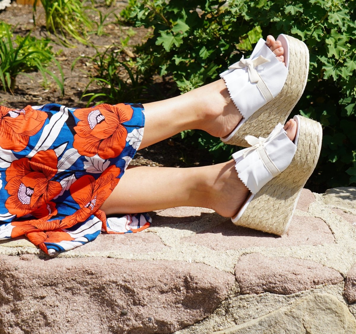 Noelle Women’S Leather Rope Wedge Platform Cushioned Sandal Heels by Beautiisoles – Don't Panic Shoes