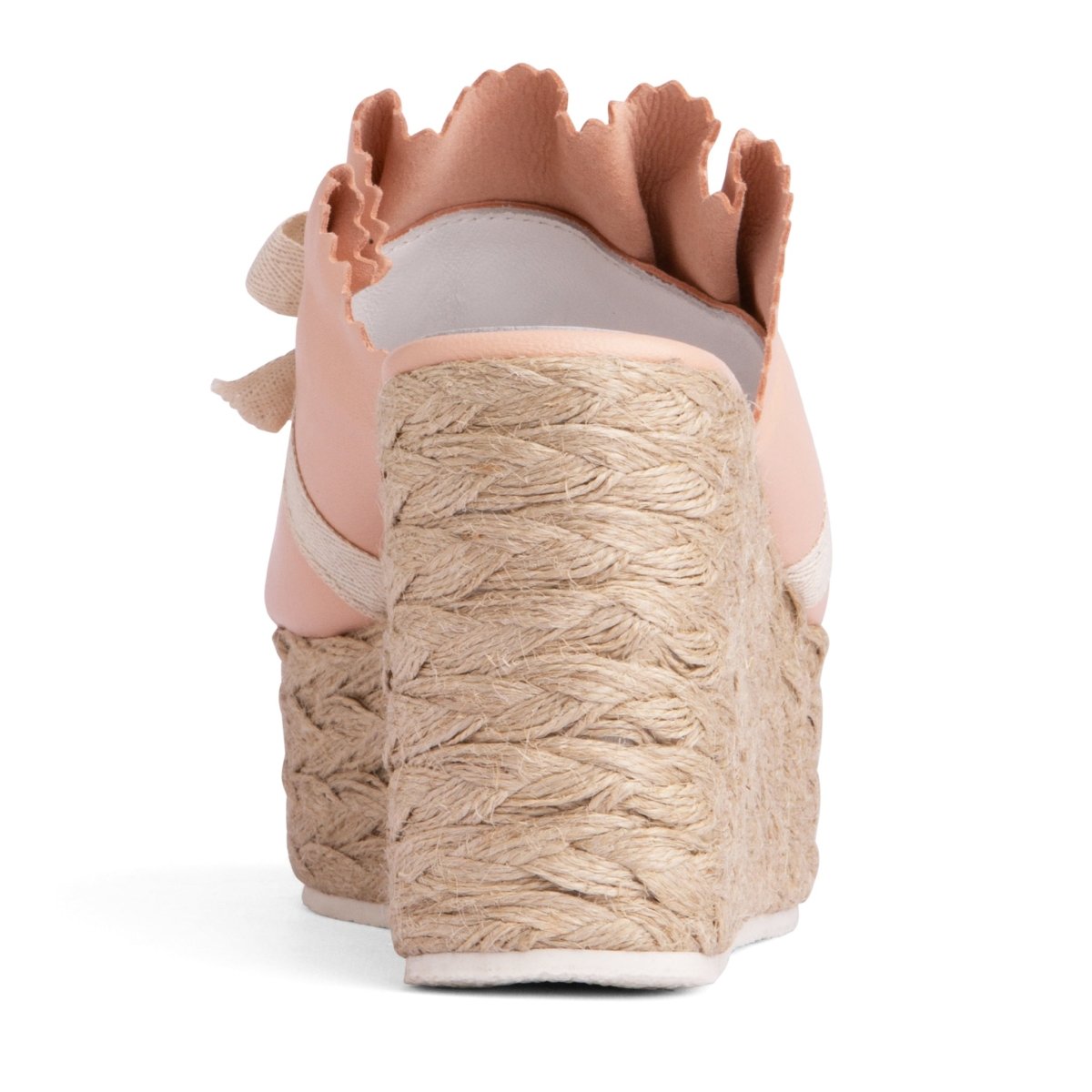 Noelle Women's Leather Wedge Sandal Rope Platform Cushioned Heels by Beautiisoles – Don't Panic Shoes