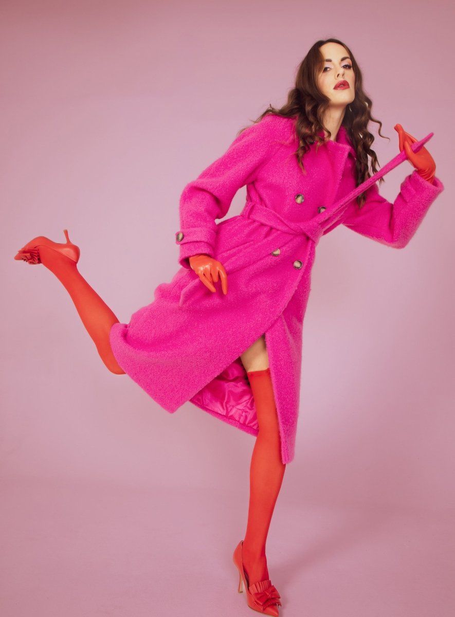 Olga Pleated Bow Pump Women’S Leather Memory Foam 70mm Heel Heels by Beautiisoles – Don't Panic Shoes