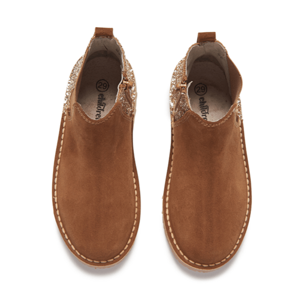 Olivia Camel Zipper Ankle Boots With Rubber Sole Spain seasonal core FW by Childrenchic – Don't Panic Shoes