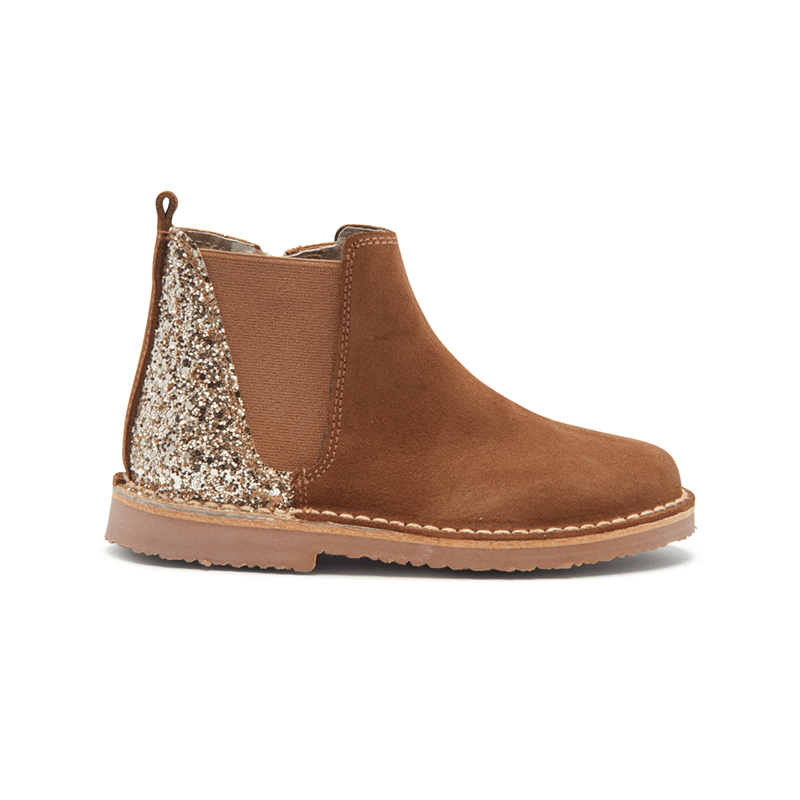 Olivia Camel Zipper Ankle Boots With Rubber Sole Spain seasonal core FW by Childrenchic – Don't Panic Shoes