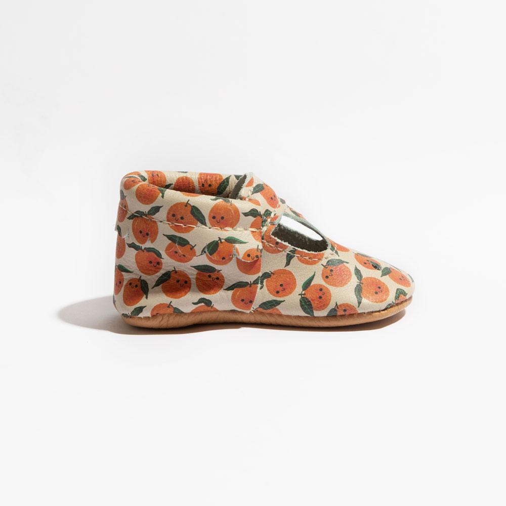 Orange You Sweet Mary Jane Baby Shoe Mary Jane by Freshly Picked – Don't Panic Shoes