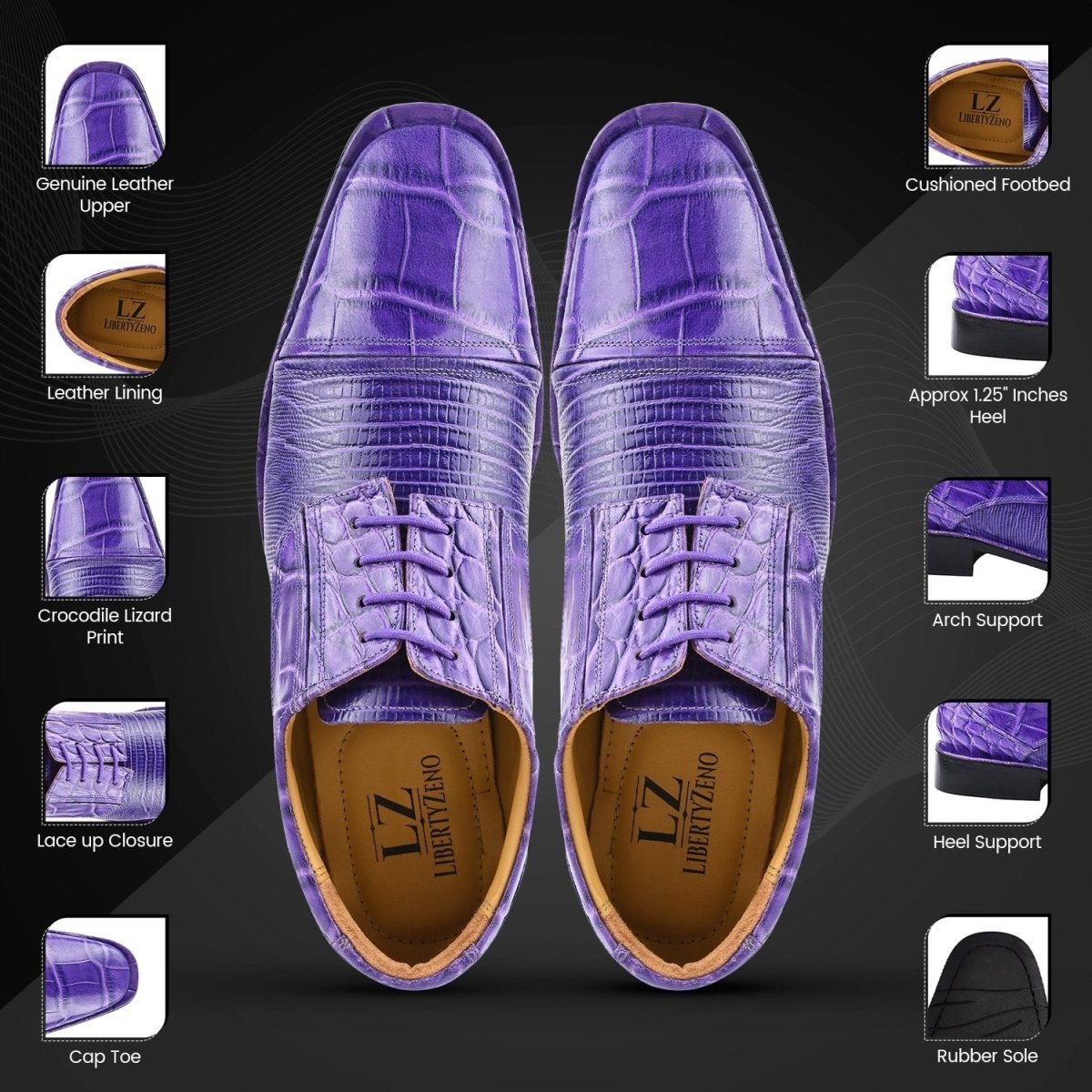 Owen Leather Oxford Style Dress Shoes Shoes by Libertyzeno – Don't Panic Shoes