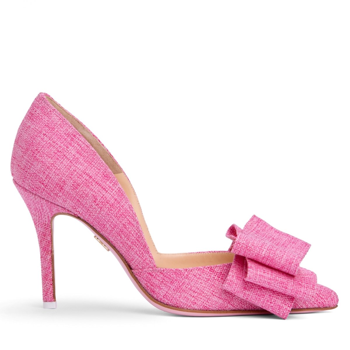 OxSana Handmade Italian Linen Pump Women’s Leather Lined Heels by Beautiisoles – Don't Panic Shoes