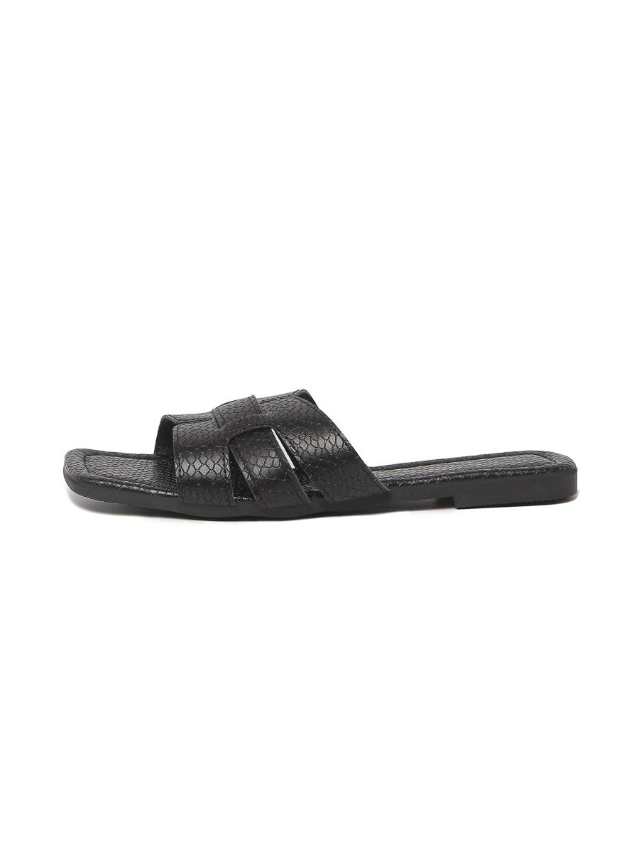 Paloma | Black Sandals by J.Adams – Don't Panic Shoes