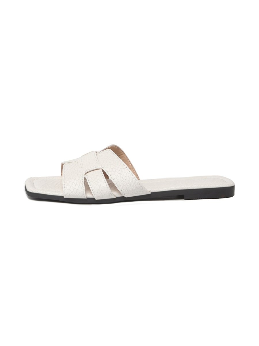 Paloma | White Sandals by J.Adams – Don't Panic Shoes