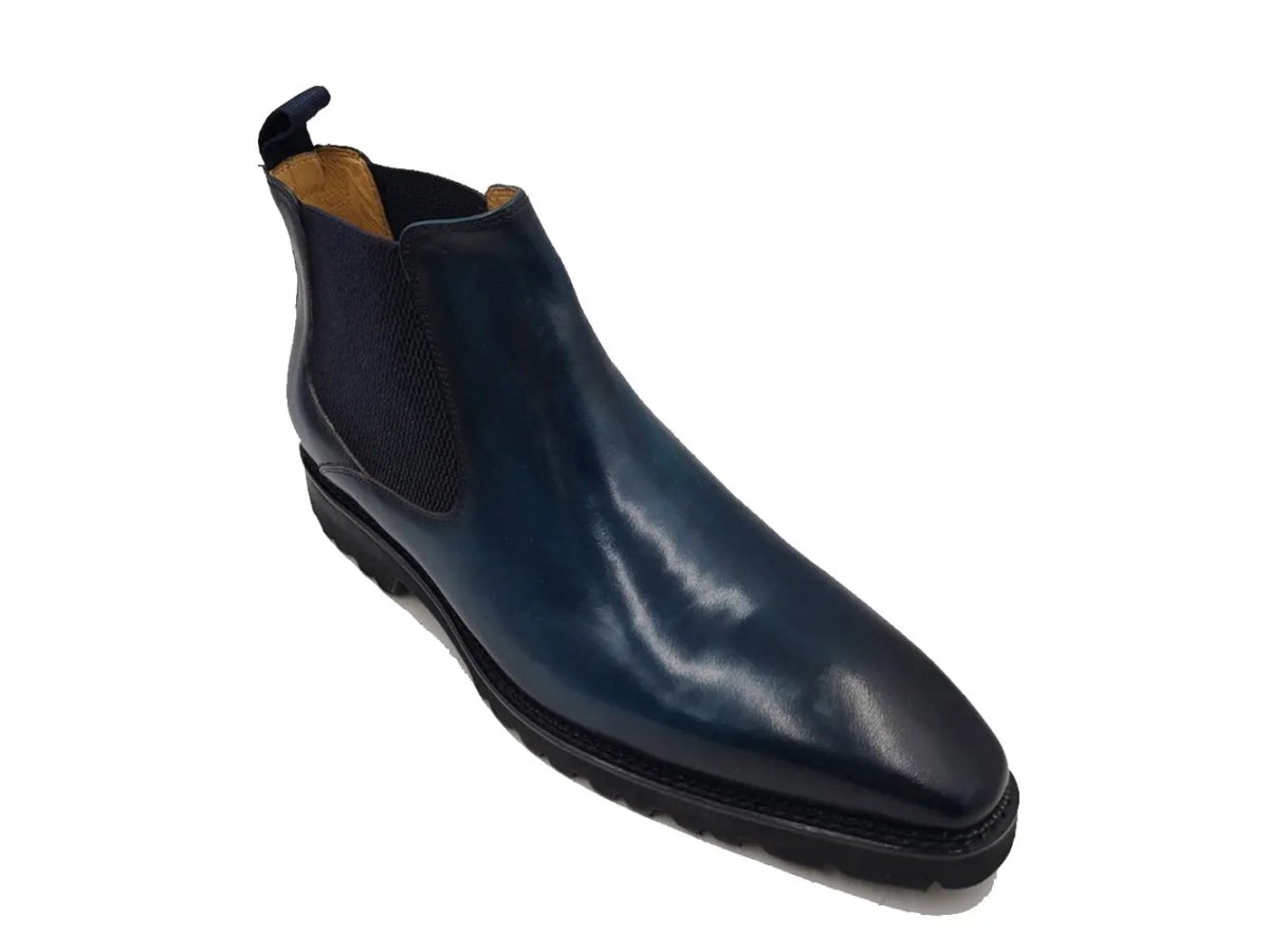 Patina Chelsea Boot Lug Sole Calf Leather All Day Comfort Kb480 - 102 Boots by Carrucci Shoes – Don't Panic Shoes
