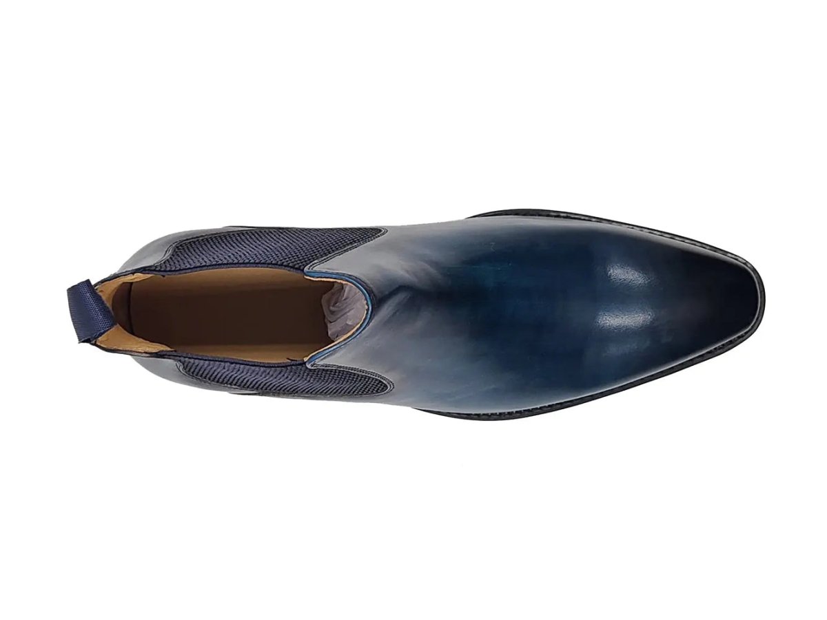 Patina Chelsea Boot Lug Sole Calf Leather All Day Comfort Kb480 - 102 Boots by Carrucci Shoes – Don't Panic Shoes