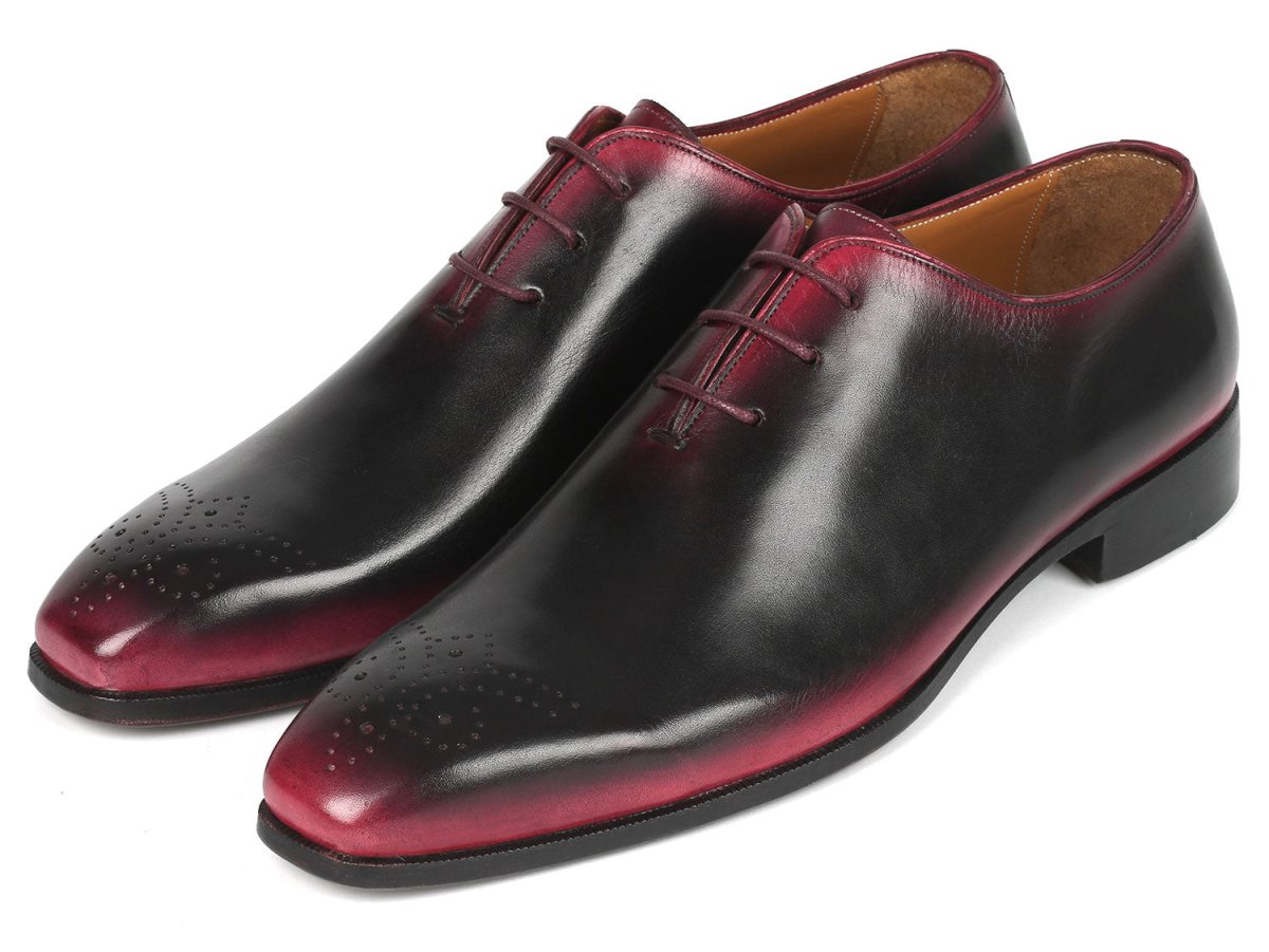 Paul Parkman Black And Red Men's Oxford Shoes (IdKr254 - 01 - 83) Shoes by Paul Parkman – Don't Panic Shoes