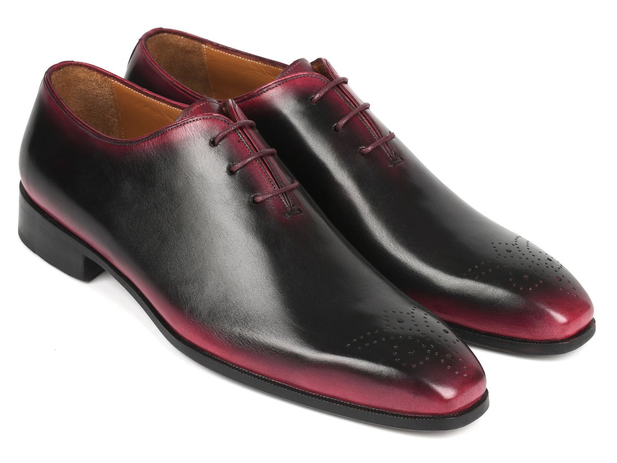Paul Parkman Black And Red Men's Oxford Shoes (IdKr254 - 01 - 83) Shoes by Paul Parkman – Don't Panic Shoes