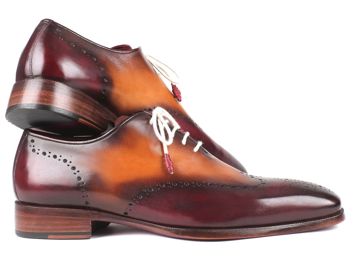 Paul Parkman Bordeaux And Camel Wingtip Oxfords (Id097by30) by Paul Parkman – Don't Panic Shoes