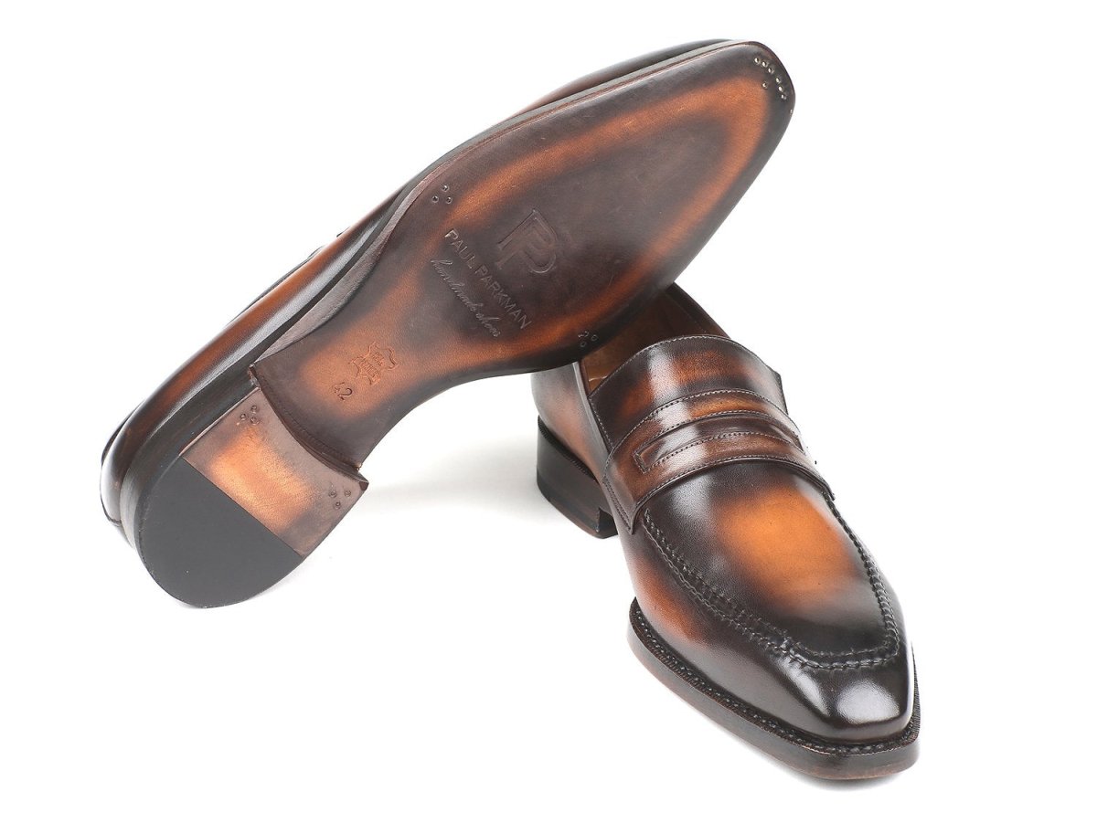 Paul Parkman Brown Burnished Goodyear Welted Loafers (Id36lfbrw) by Paul Parkman – Don't Panic Shoes