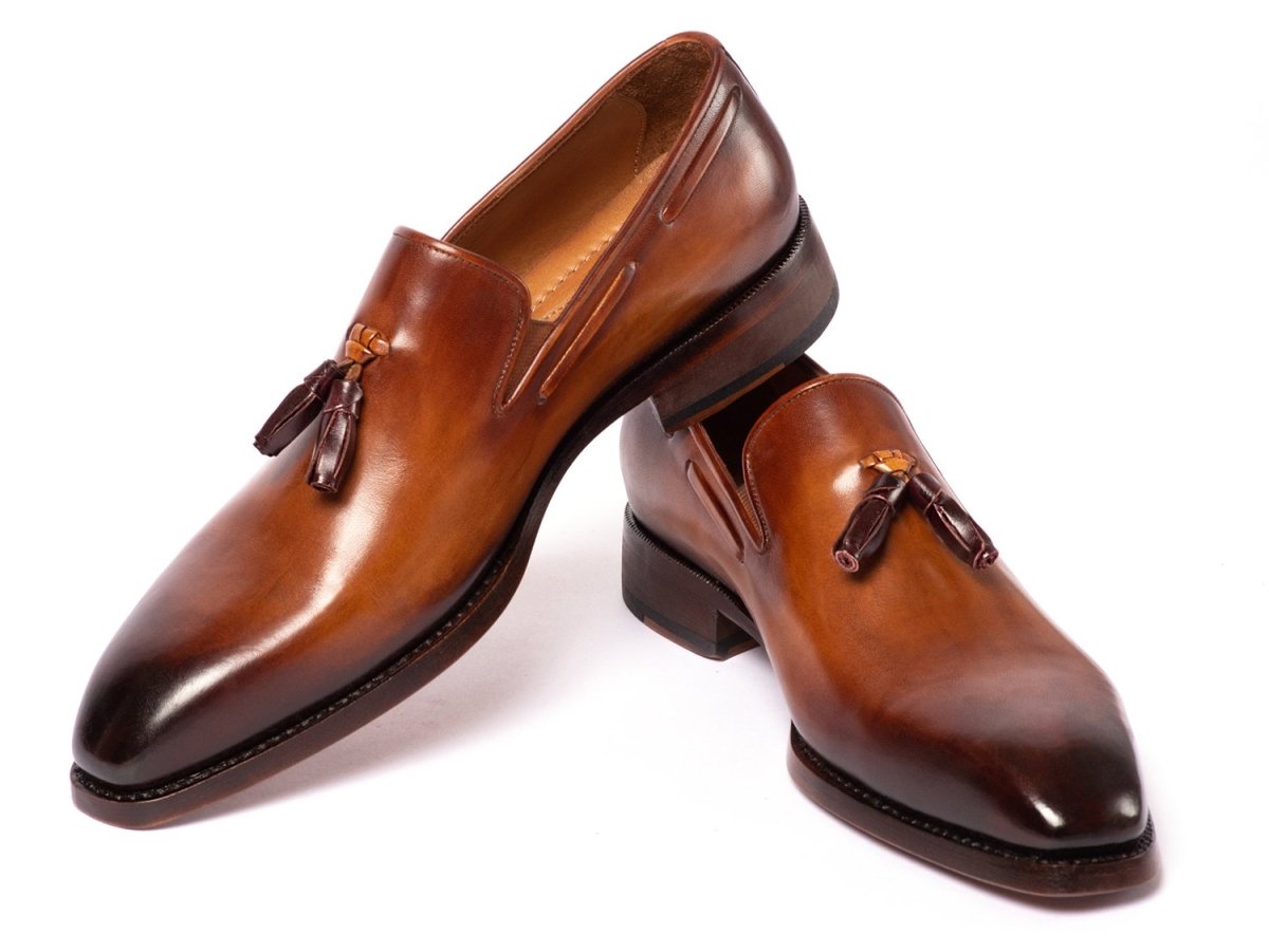 Paul Parkman Brown Goodyear Welted Tassel Loafers (Id51ts - Brw) by Paul Parkman – Don't Panic Shoes