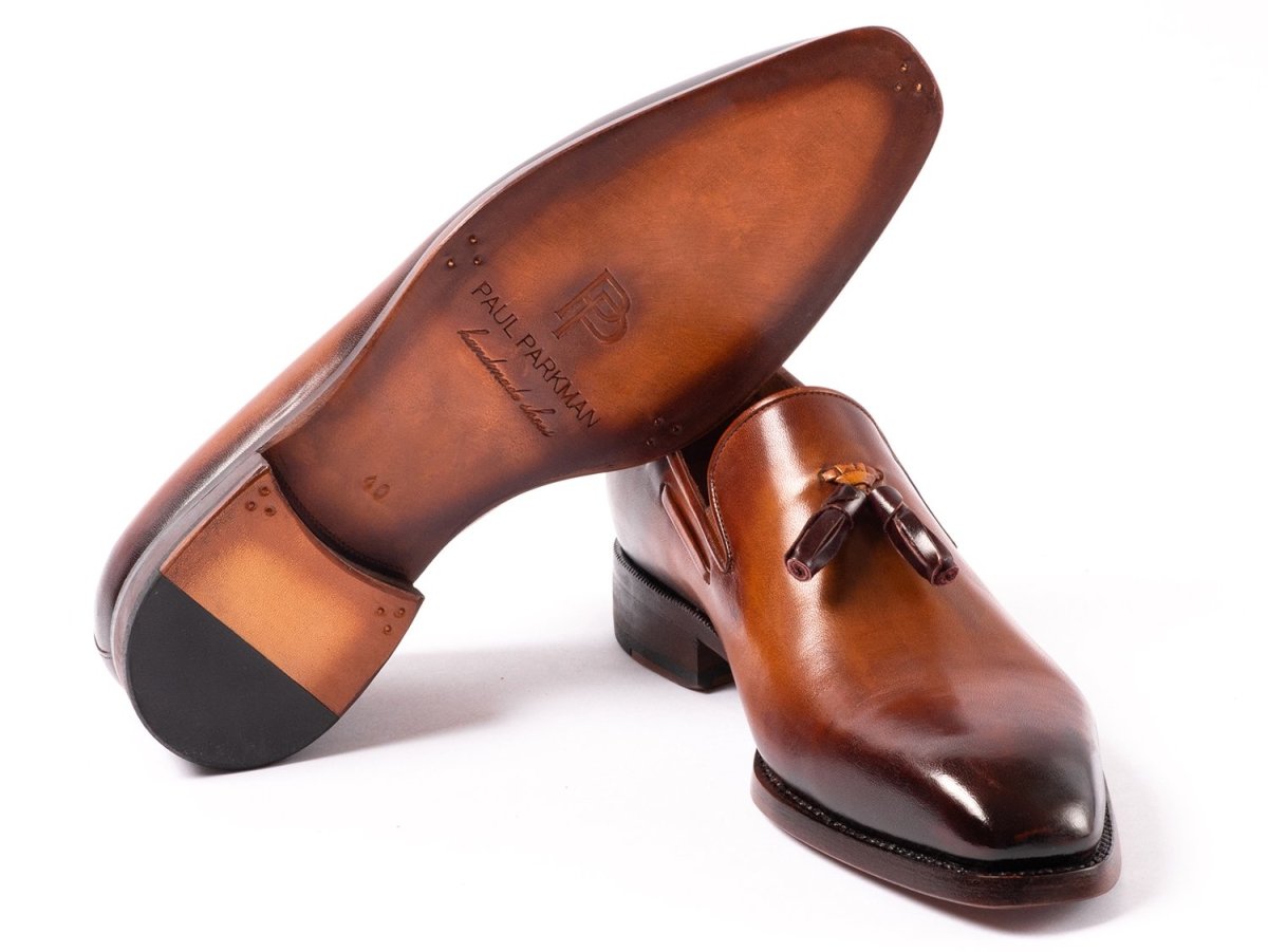 Paul Parkman Brown Goodyear Welted Tassel Loafers (Id51ts - Brw) by Paul Parkman – Don't Panic Shoes