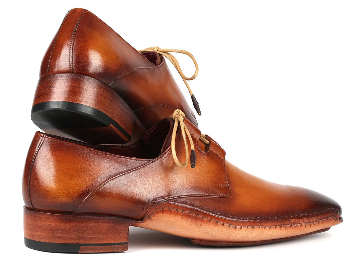 Paul Parkman Ghillie Lacing Handsewn Shoes Light Brown (Id022 - Cml) by Paul Parkman – Don't Panic Shoes