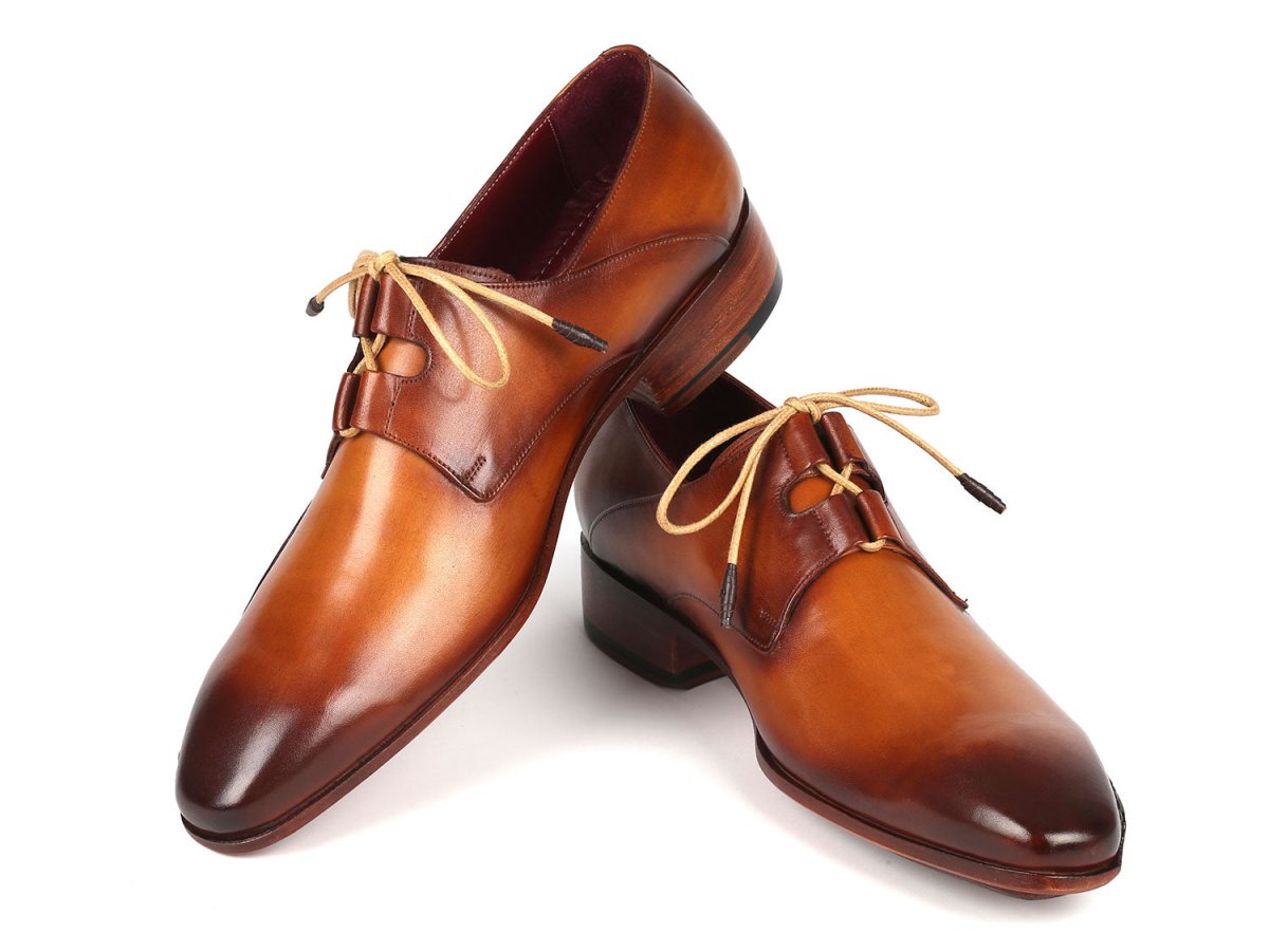 Paul Parkman Ghillie Lacing Handsewn Shoes Light Brown (Id022 - Cml) by Paul Parkman – Don't Panic Shoes