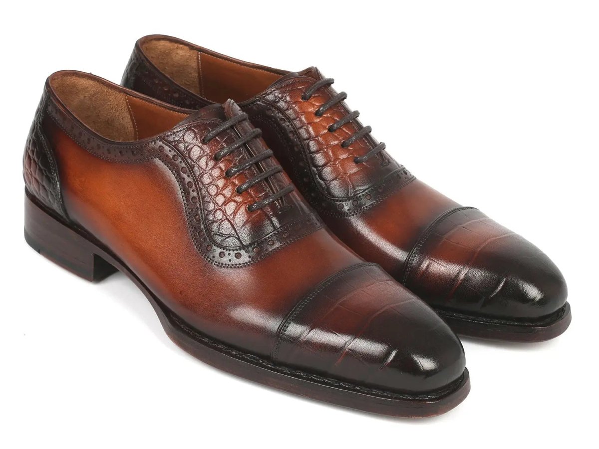 Paul Parkman Goodyear Welted Cap Toe Oxfords In Brown Shoes by Paul Parkman – Don't Panic Shoes