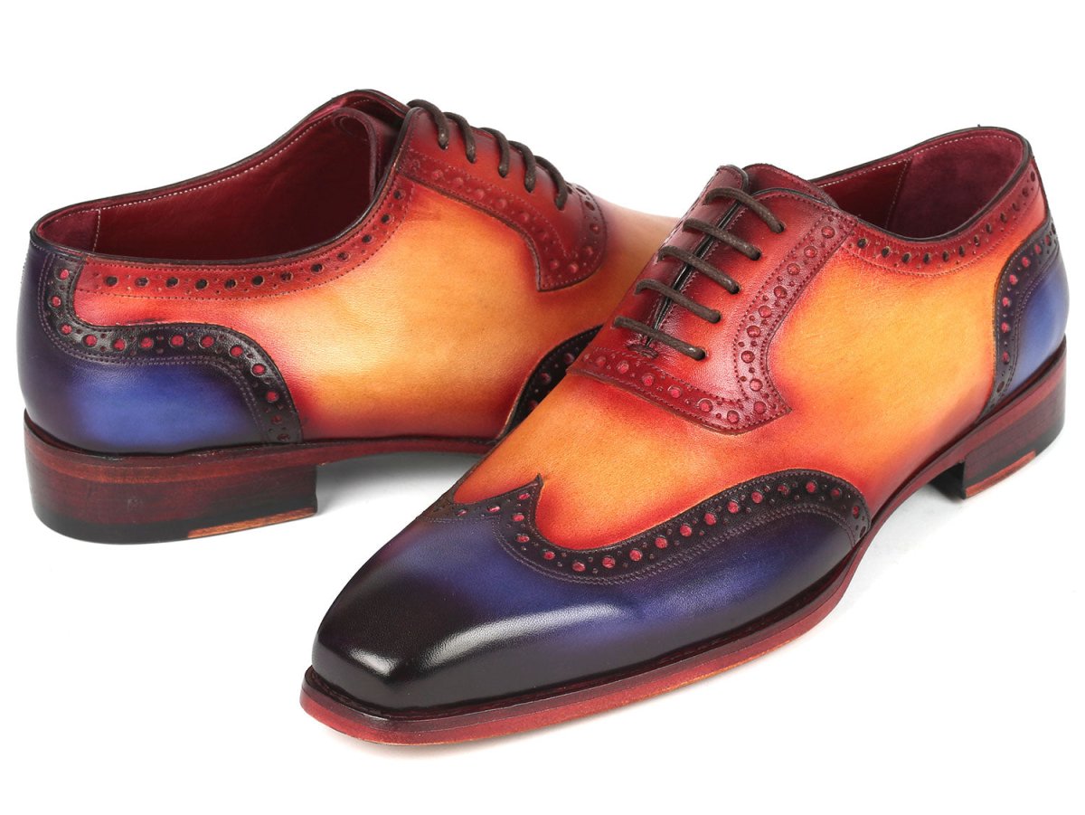 Paul Parkman Goodyear Welted Men's Wingtip Oxfords Multicolor Shoes by Paul Parkman – Don't Panic Shoes