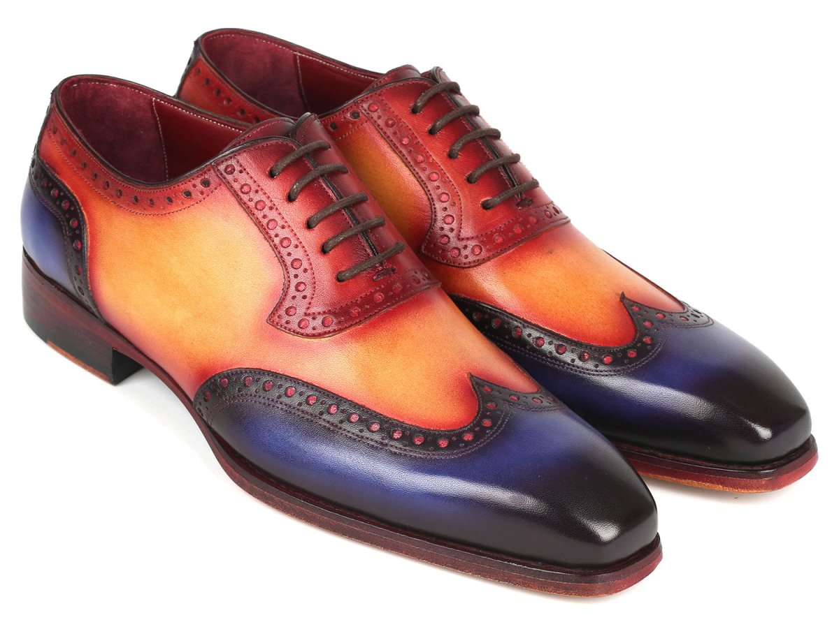 Paul Parkman Goodyear Welted Men's Wingtip Oxfords Multicolor Shoes by Paul Parkman – Don't Panic Shoes