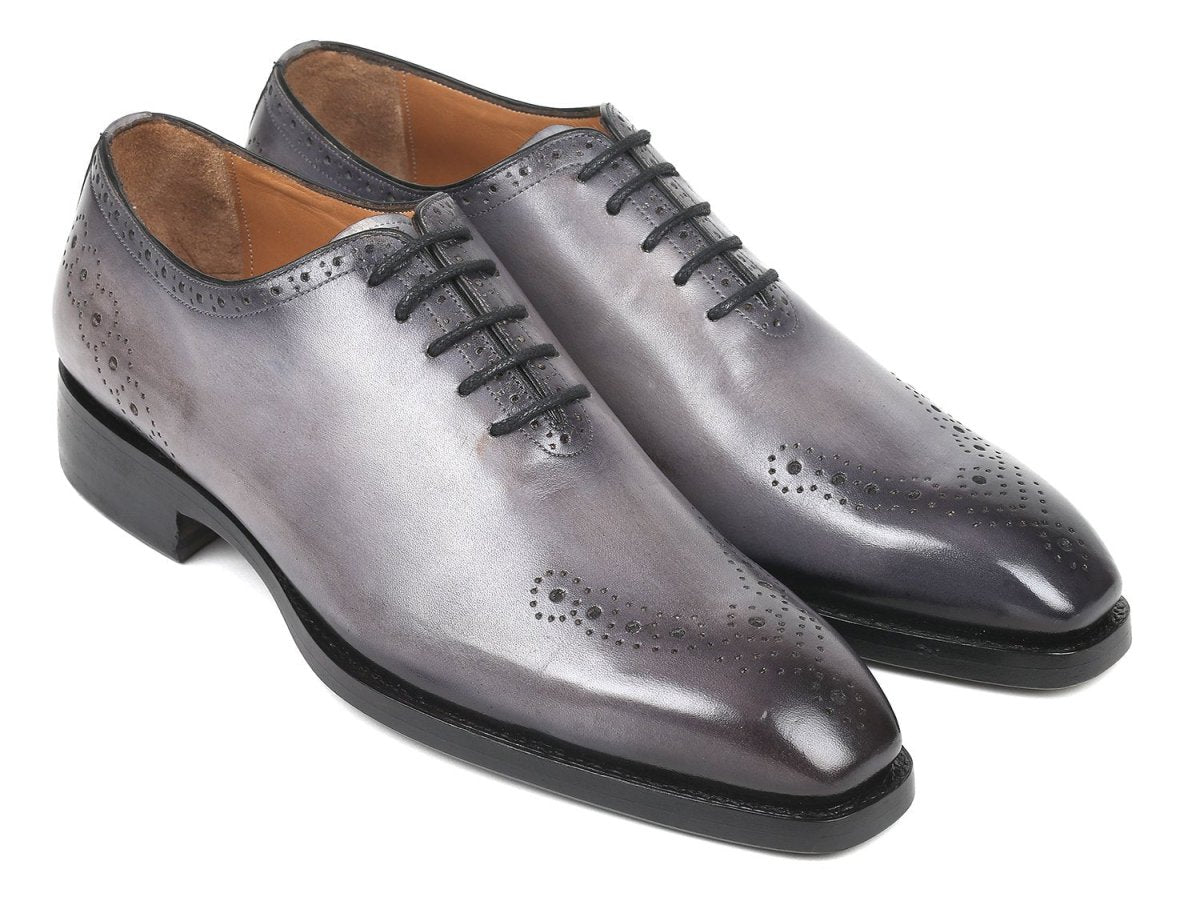 Paul Parkman Goodyear Welted Nched Oxfords Gray (Id7614 - Gry) by Paul Parkman – Don't Panic Shoes