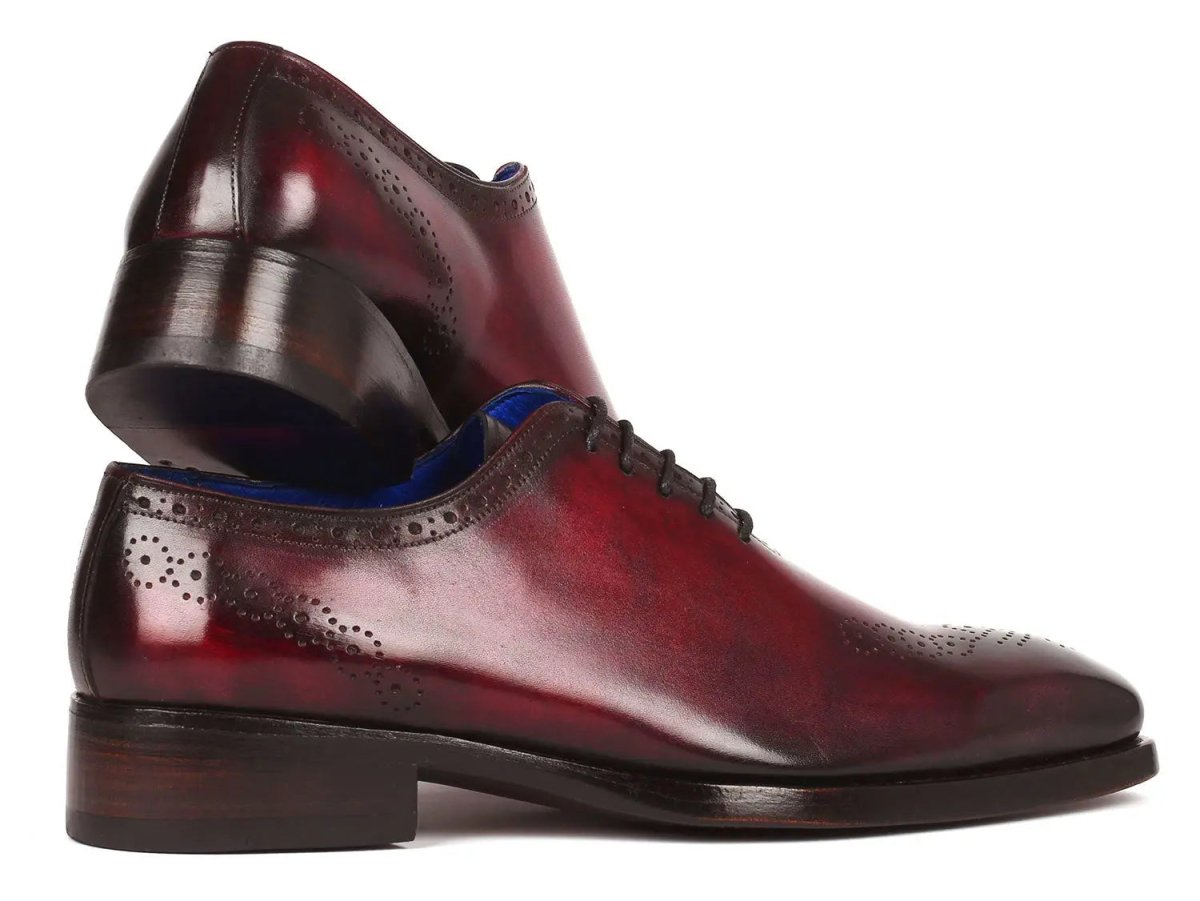 Paul Parkman Goodyear Welted Nched Oxfords In Bordeaux Shoes by Paul Parkman – Don't Panic Shoes