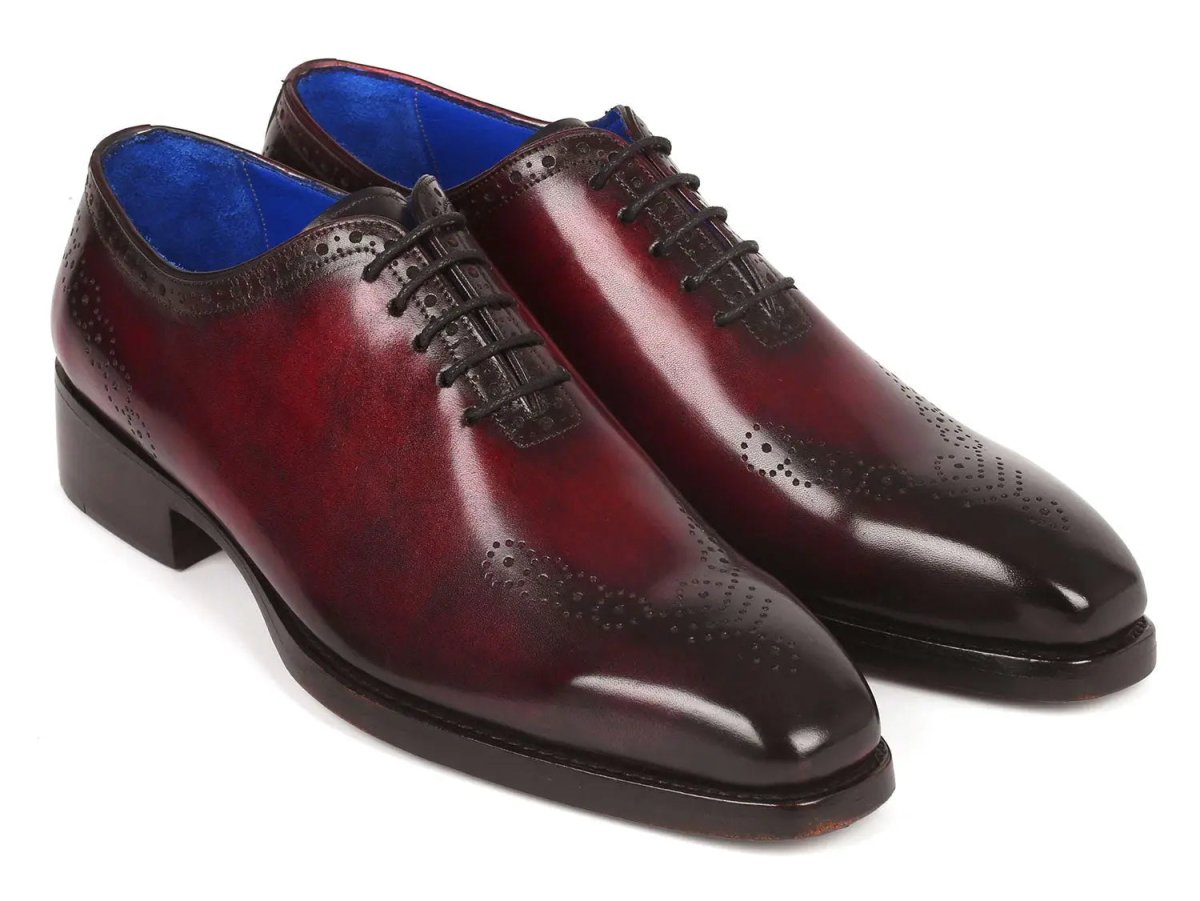 Paul Parkman Goodyear Welted Nched Oxfords In Bordeaux Shoes by Paul Parkman – Don't Panic Shoes