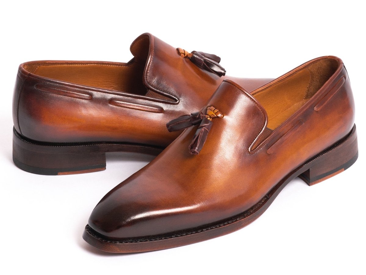 Paul Parkman Goodyear Welted Tassel Loafers In Brown Shoes by Paul Parkman – Don't Panic Shoes