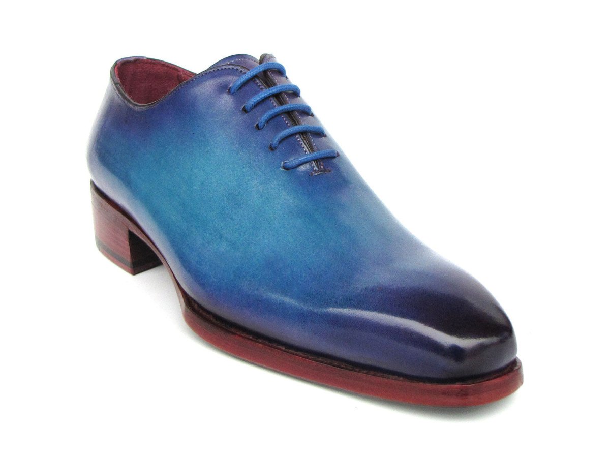 Paul Parkman Goodyear Welted Wholecut Oxfords Blue And Turquoise (Id044trq) Shoes by Paul Parkman – Don't Panic Shoes