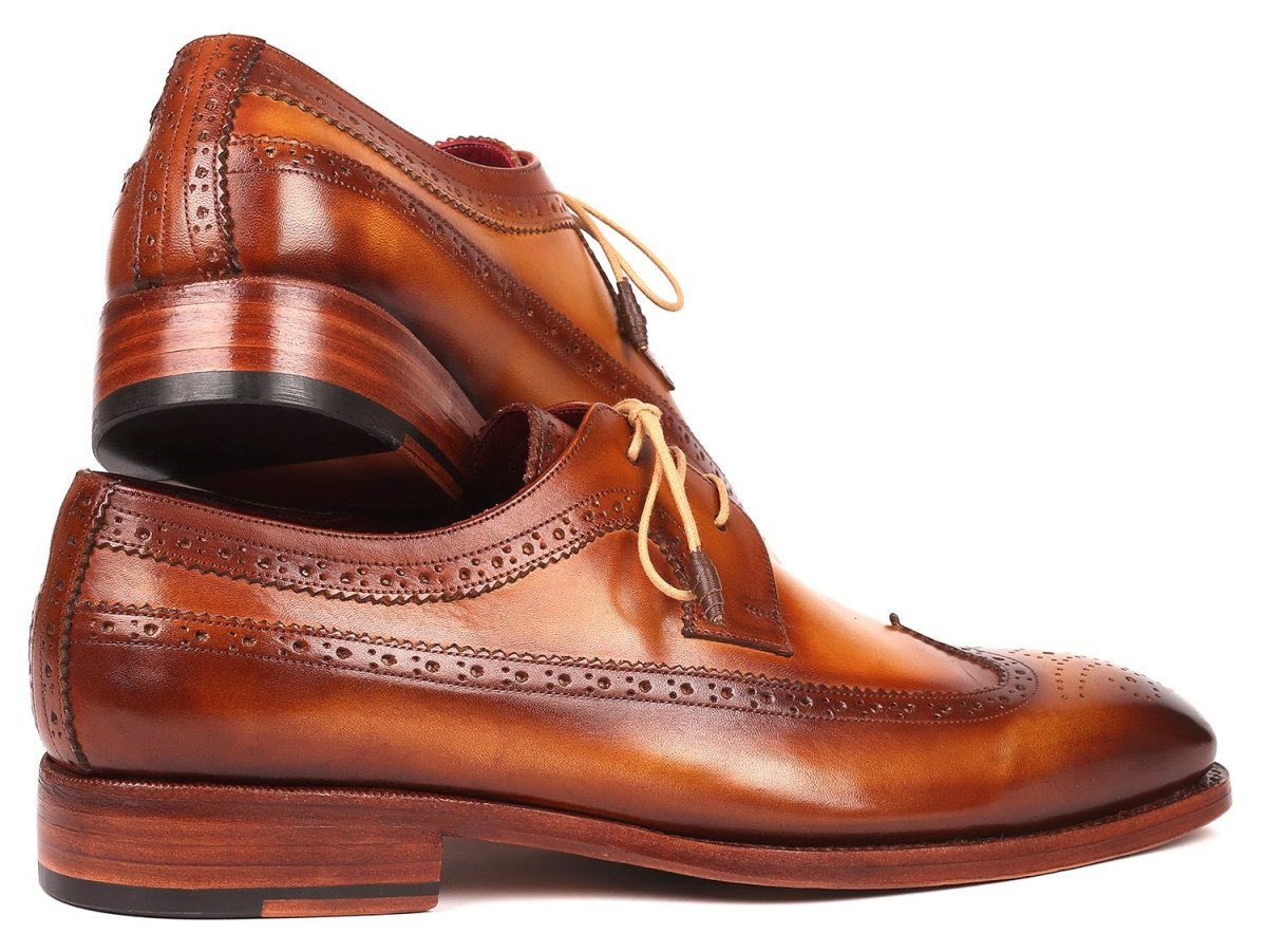 Paul Parkman Goodyear Welted Wingtip Derby Shoes Camel (Id511c74) by Paul Parkman – Don't Panic Shoes