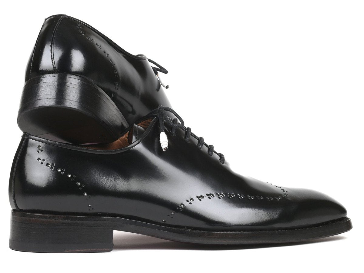 Paul Parkman Goodyear Welted Wingtip Oxfords Black Polished Leather (Id181blk55) by Paul Parkman – Don't Panic Shoes