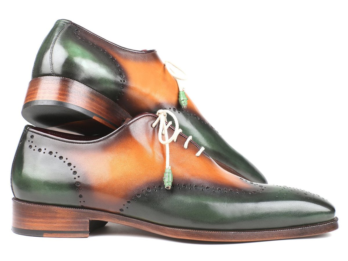 Paul Parkman Green And Camel Wingtip Oxfords (Id097gv22) by Paul Parkman – Don't Panic Shoes