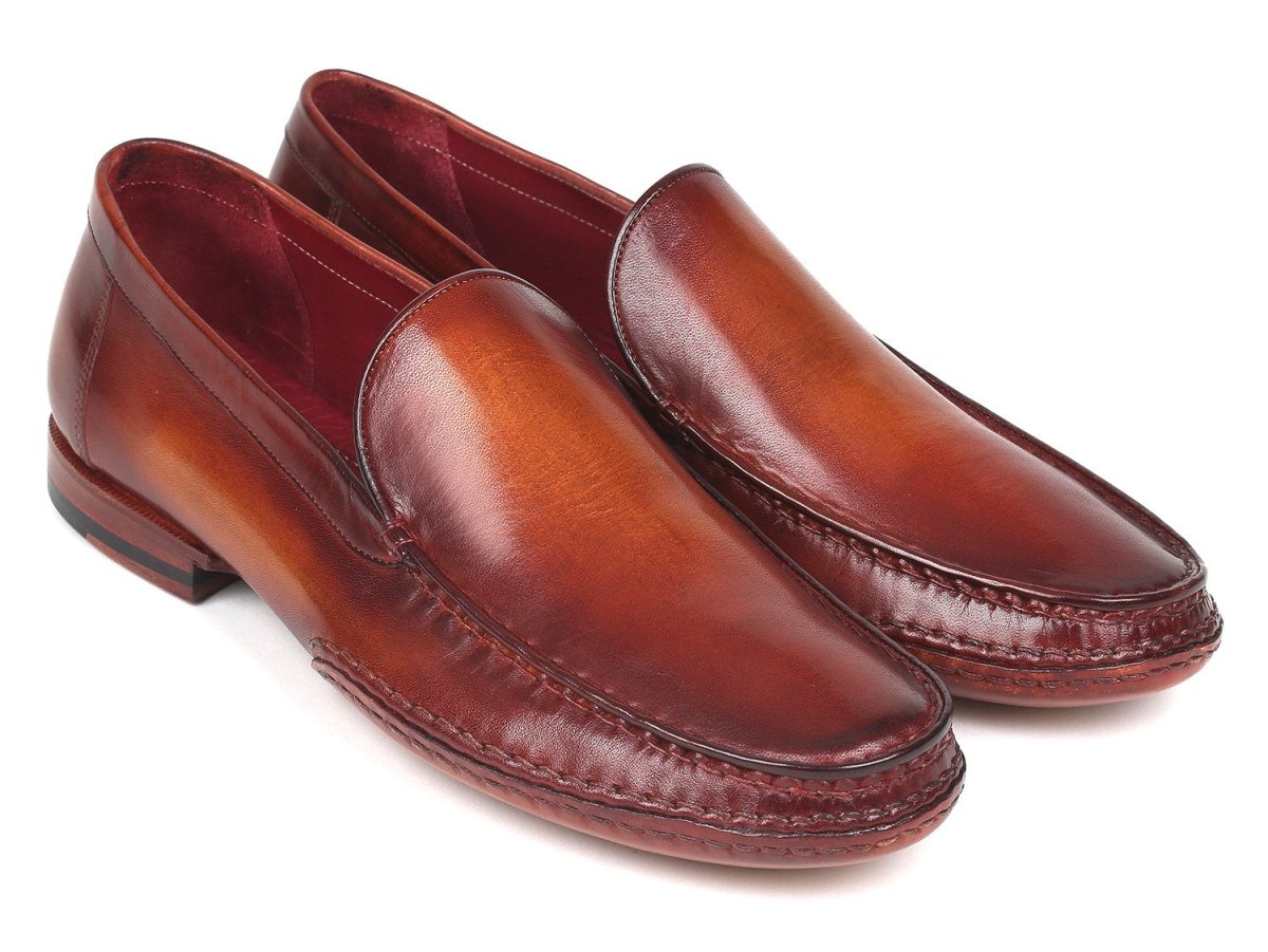 Paul Parkman Hand - Sewn Moccasins Brown (IdMc651 - Brw) by Paul Parkman – Don't Panic Shoes