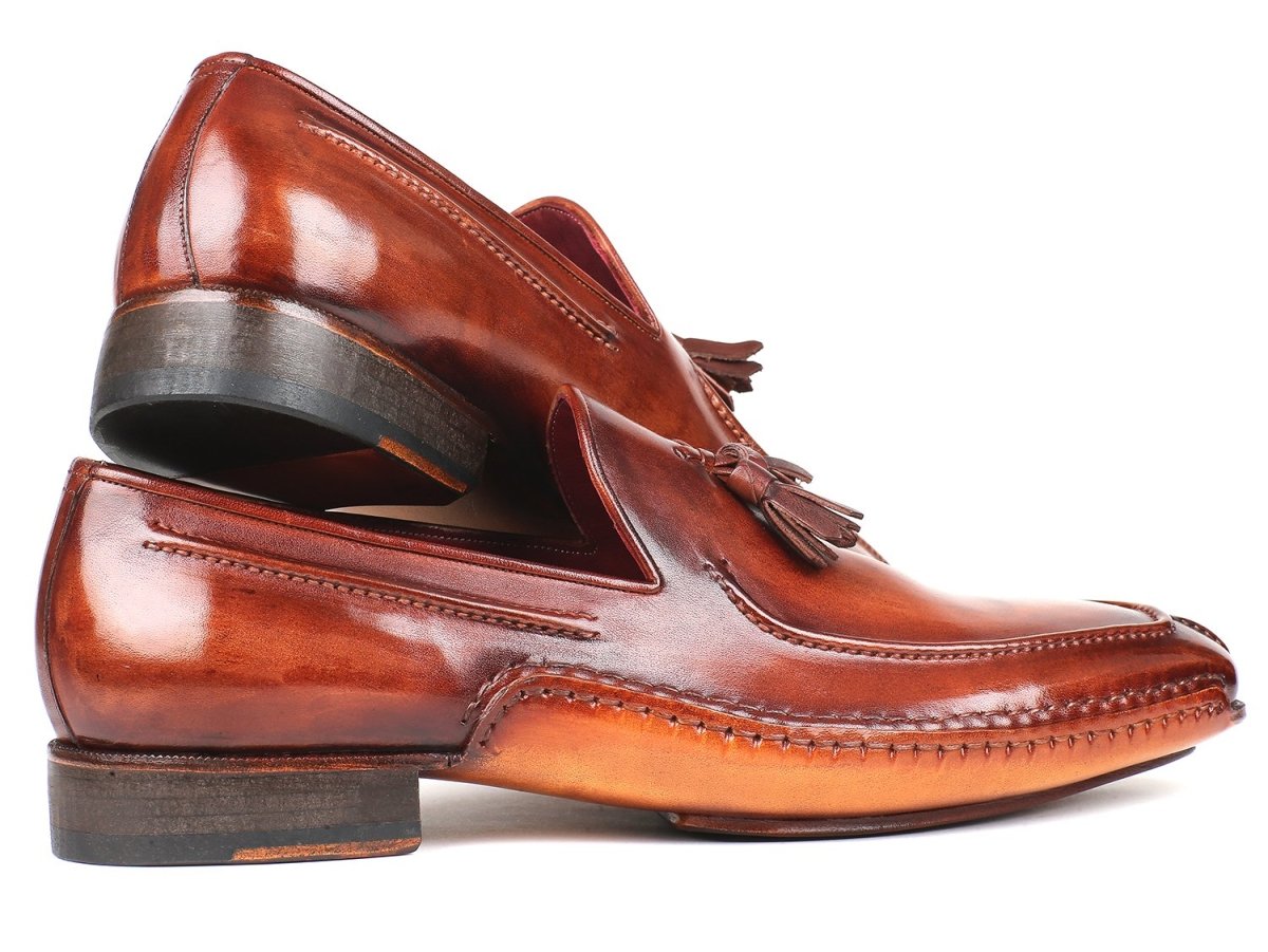 Paul Parkman Hand - Sewn Tassel Loafers Brown (Id082 - Brw) by Paul Parkman – Don't Panic Shoes