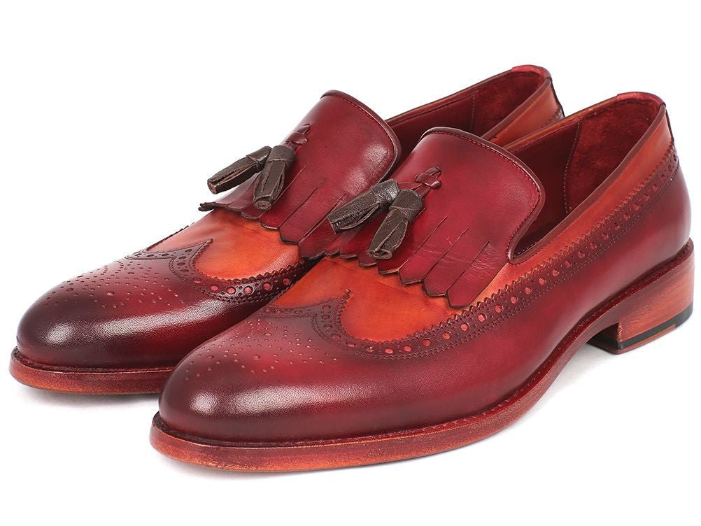 Paul Parkman Kiltie Tassel Loafer Tobacco And Bordeaux (IdKt64cb) by Paul Parkman – Don't Panic Shoes