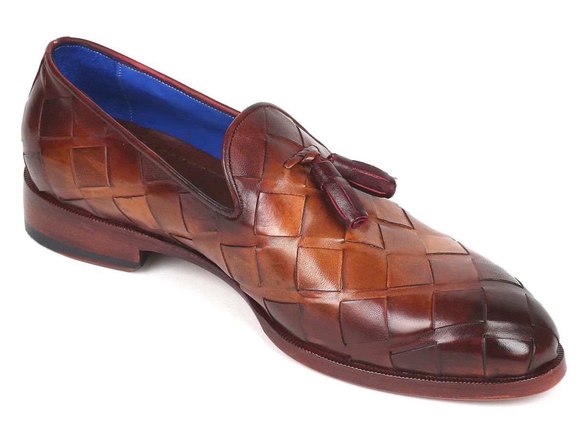 Paul Parkman Men's Big Braided Tassel Loafers Brown (Id6623 - Brw) by Paul Parkman – Don't Panic Shoes
