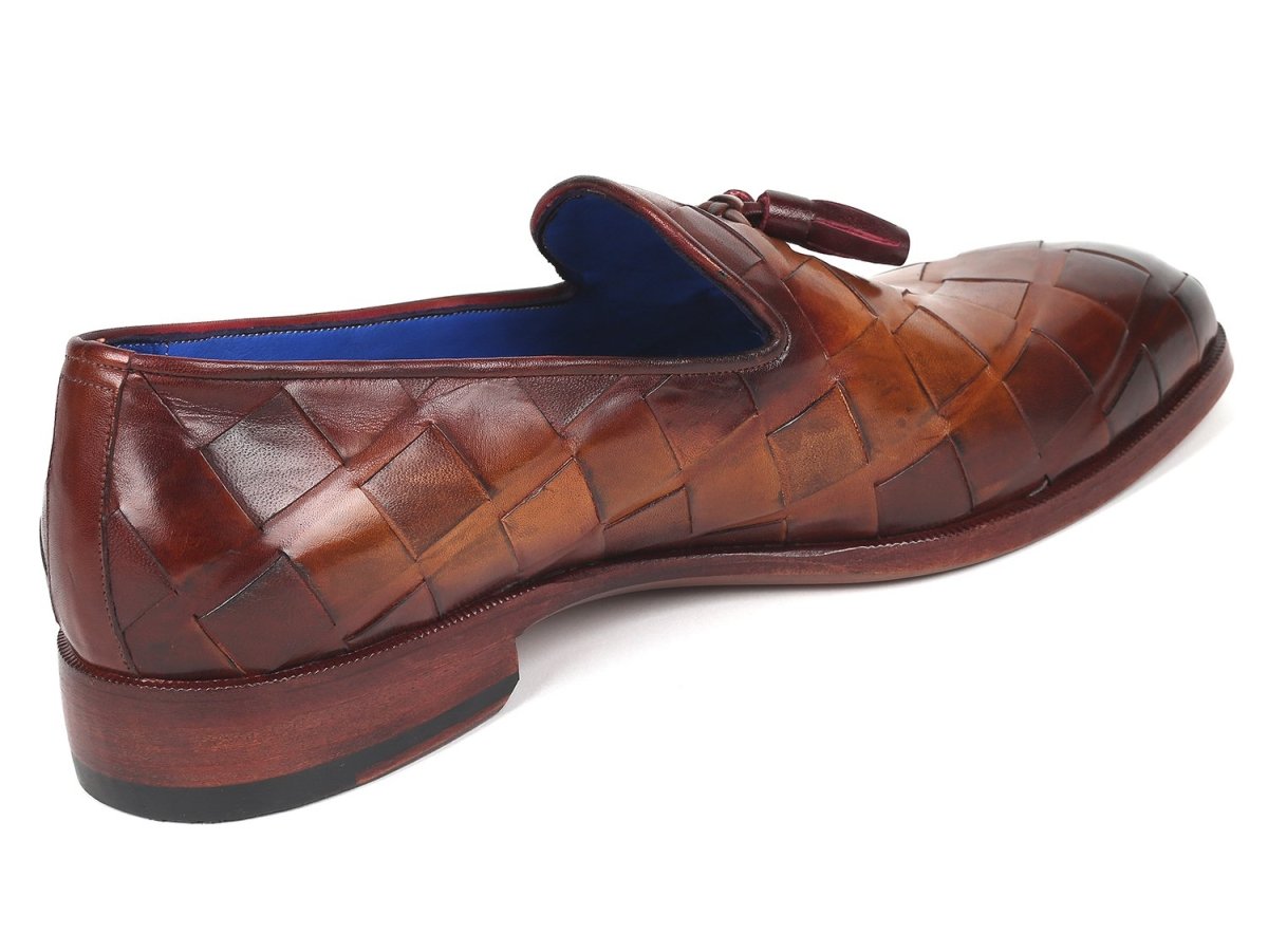 Paul Parkman Men's Big Braided Tassel Loafers Brown (Id6623 - Brw) by Paul Parkman – Don't Panic Shoes