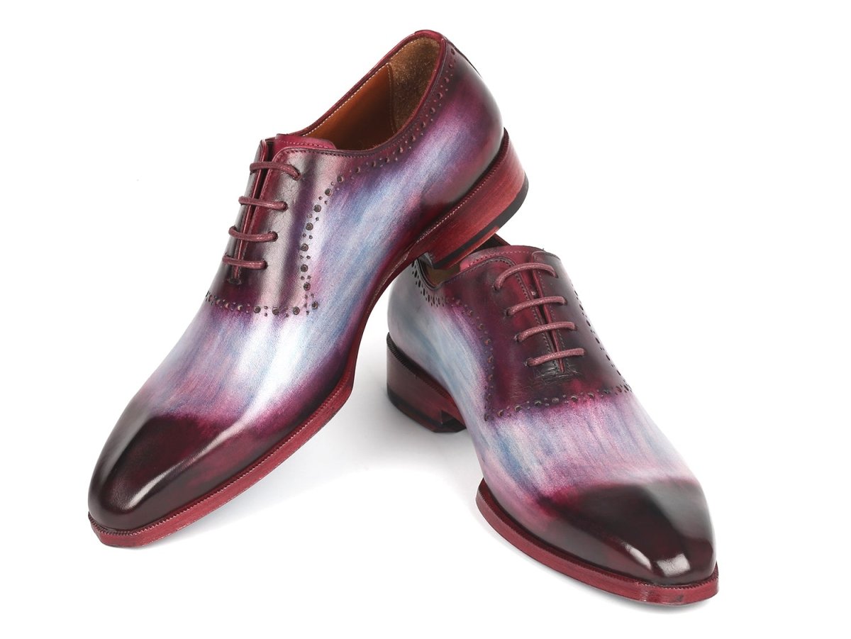 Paul Parkman Men's Blue And Purple Oxfords (IdAg446pbl) by Paul Parkman – Don't Panic Shoes