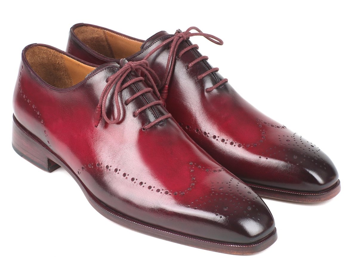 Paul Parkman Men's Bordeaux Burnished Wingtip Oxfords (Id84rt83) by Paul Parkman – Don't Panic Shoes