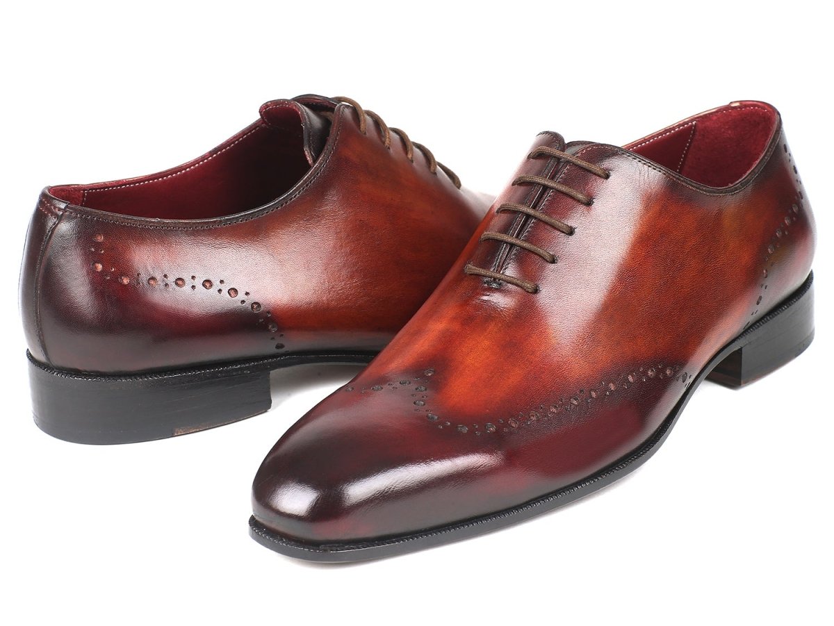 Paul Parkman Men's Brown And Bordeaux Wingtip Oxfords (Id84bt76) by Paul Parkman – Don't Panic Shoes