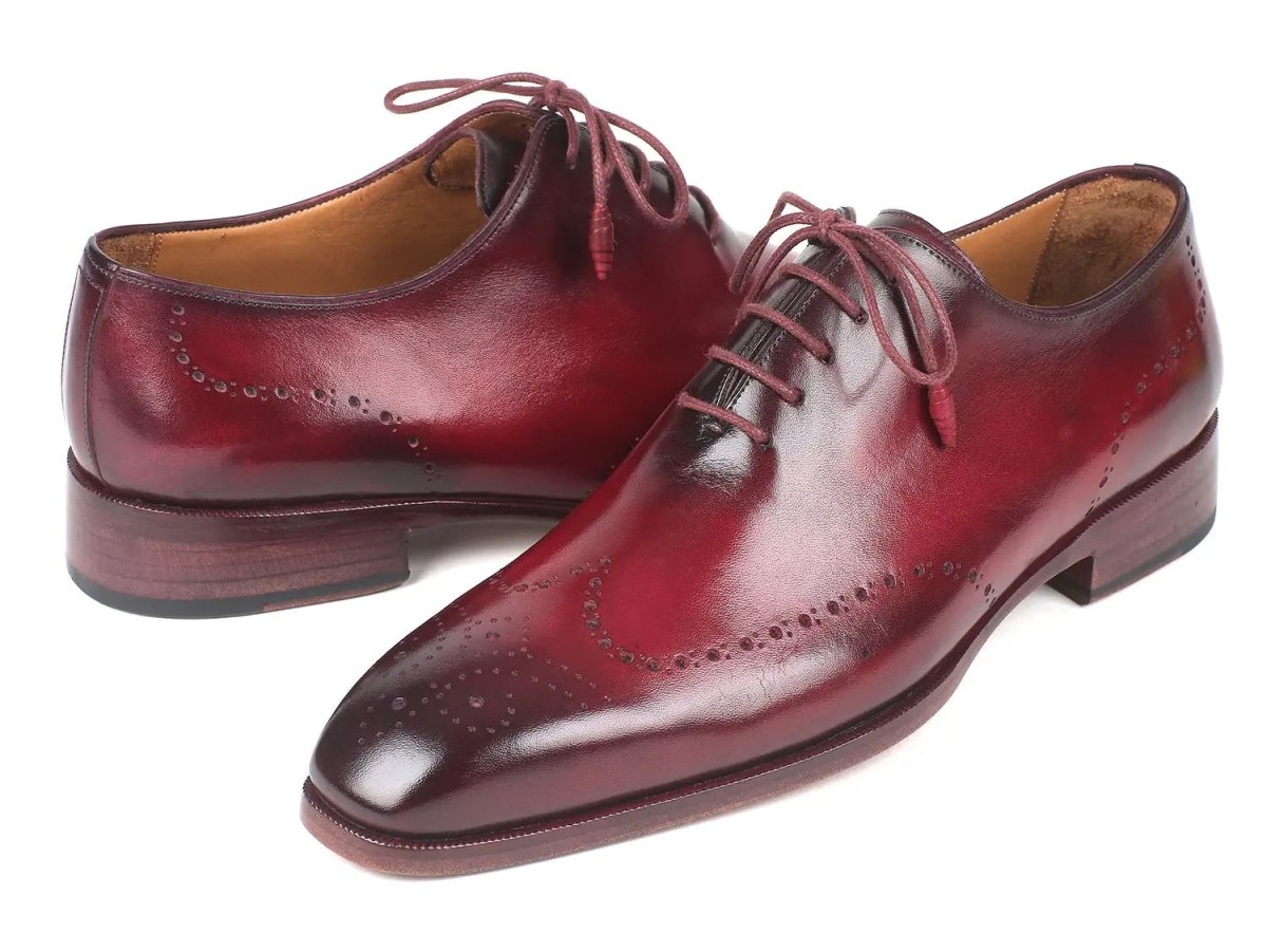 Paul Parkman Men's Burnished WIngtip Oxfords in Bordeaux Shoes by Paul Parkman – Don't Panic Shoes