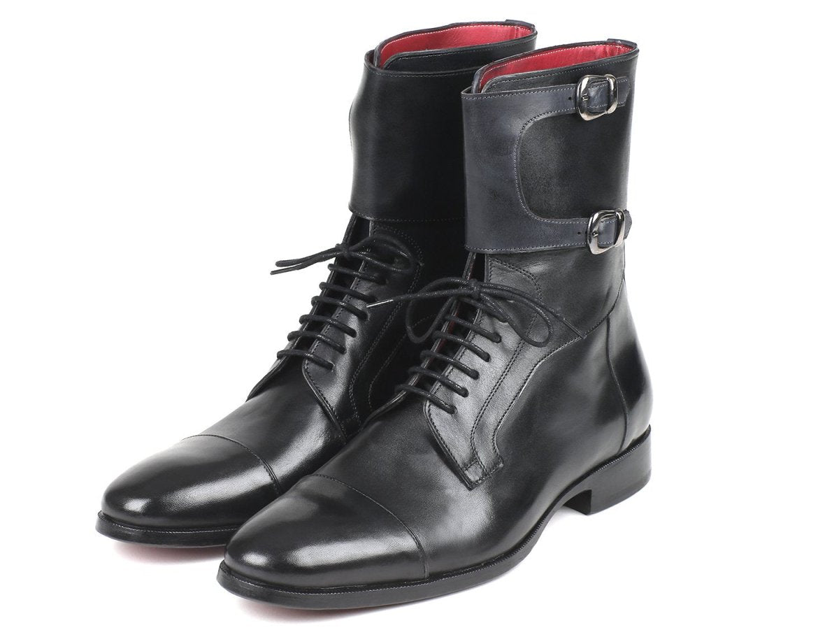 Paul Parkman Men's CalfskIn High Boots in Black Shoes by Paul Parkman – Don't Panic Shoes
