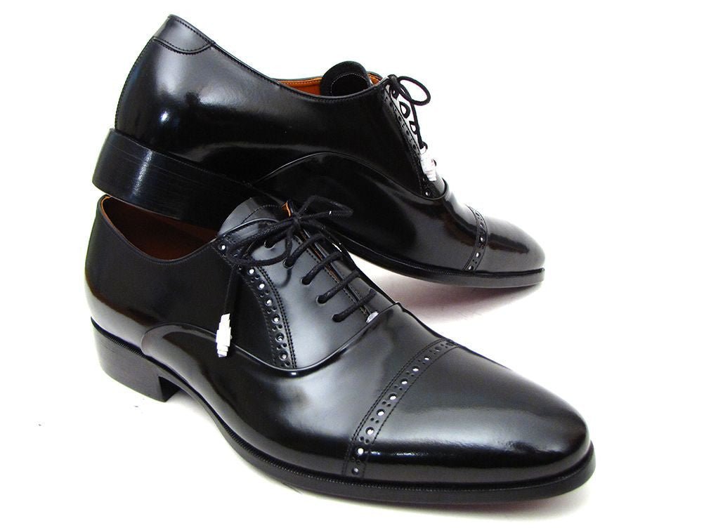 Paul Parkman Men's Captoe Oxfords Black Dress Shoes (Id78rg61) by Paul Parkman – Don't Panic Shoes