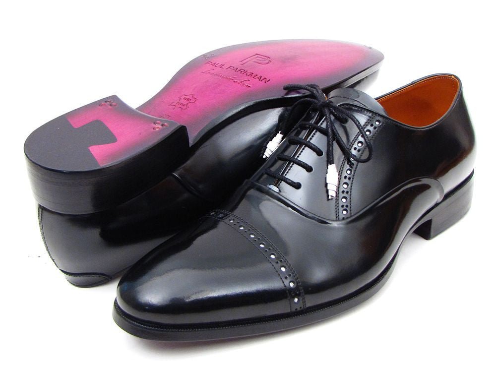 Paul Parkman Men's Captoe Oxfords Black Dress Shoes (Id78rg61) by Paul Parkman – Don't Panic Shoes