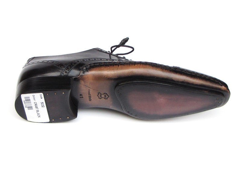 Paul Parkman Men's Captoe Oxfords Black Shoes (Id5032 - Blk) by Paul Parkman – Don't Panic Shoes