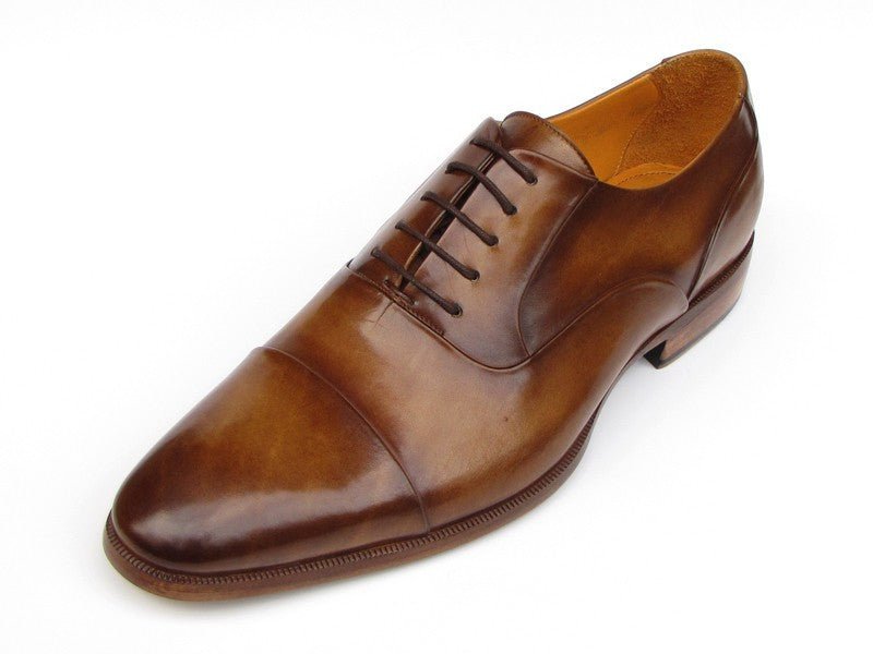 Paul Parkman Men's Captoe Oxfords Brown Leather (Id074 - Cml) by Paul Parkman – Don't Panic Shoes