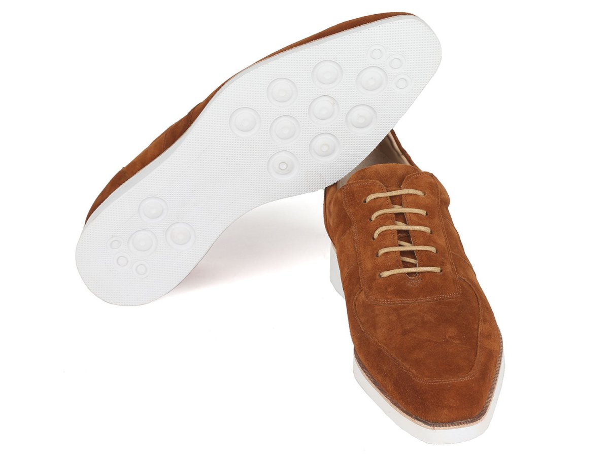 Paul Parkman Men's Casual Shoes Camel Suede Shoes by Paul Parkman – Don't Panic Shoes