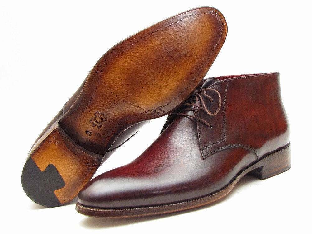 Paul Parkman Men's Chukka Boots Brown And Bordeaux (IdCk43e8) by Paul Parkman – Don't Panic Shoes