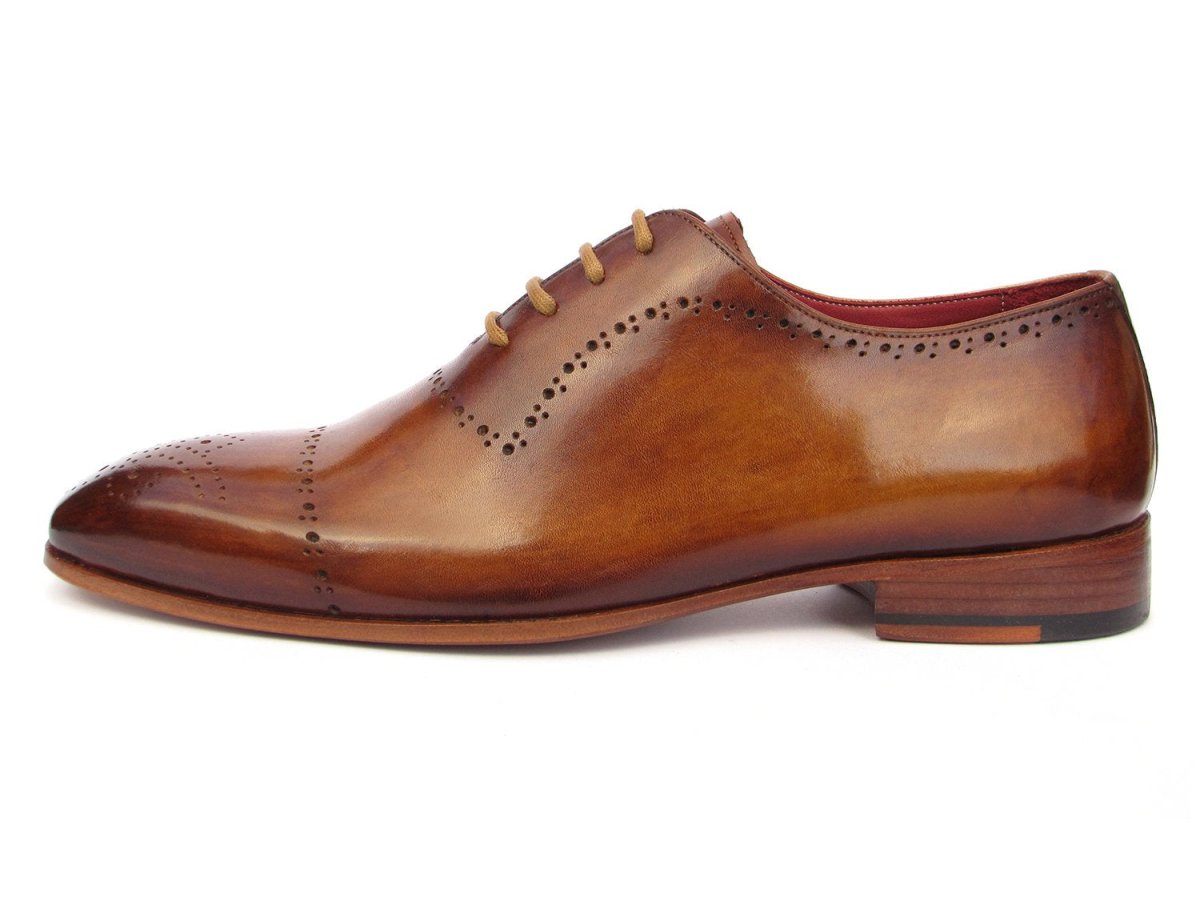 Paul Parkman Men's Classic Brogues In Light Brown Shoes by Paul Parkman – Don't Panic Shoes